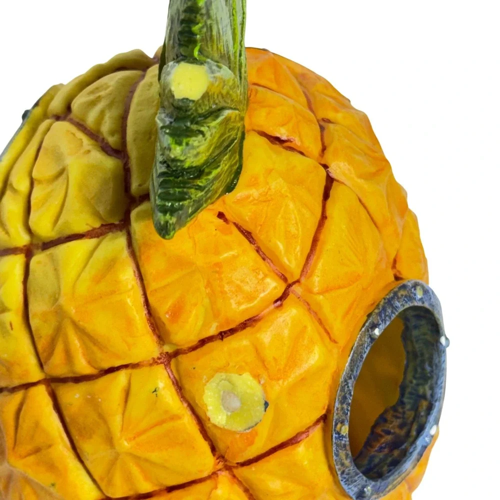 Nickelodeon SpongeBob Pineapple House Aquarium Ornament Kids Resin Yellow Decor
